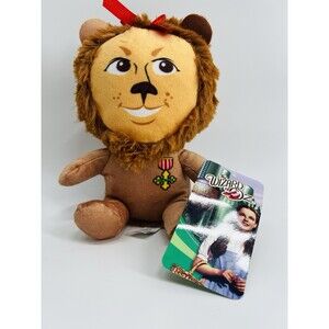 The Wizard Of Oz Big Head Cowardly Lion Toy Factory Plush 7" NWT New With Tags